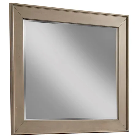 Transitional Beveled Glass Mirror